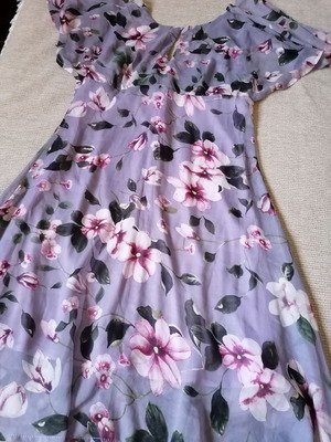 Dress XL colorful, like new, 65% cotton 35% polyester