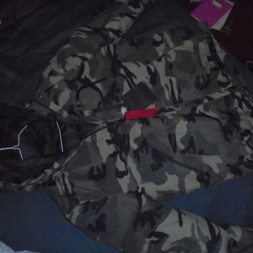 Adrexx men's jacket XL new reversible black and khaki