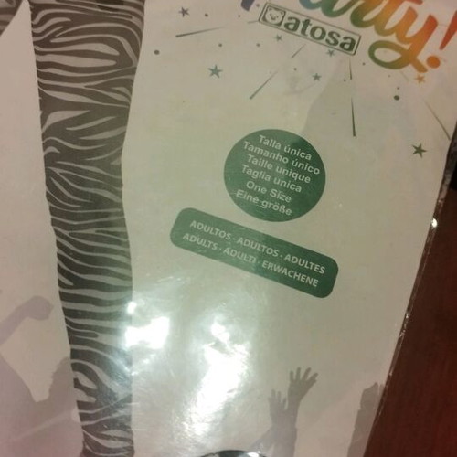 Atosa zebra leggings new, black and white striped