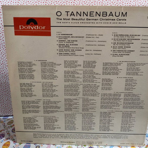 The Santa Claus Orchestra O Tannenbaum vinyl record used