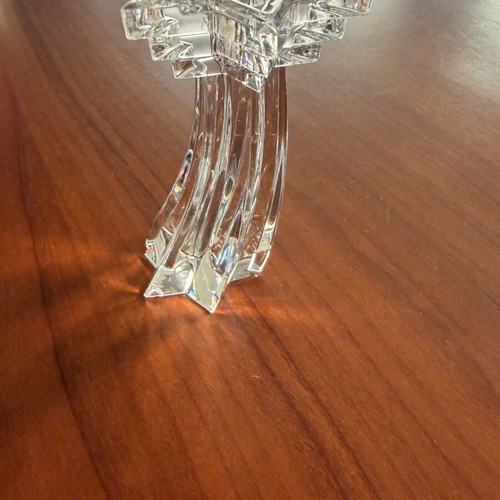 Vintage Starlight Crystal Star Candlestick like new