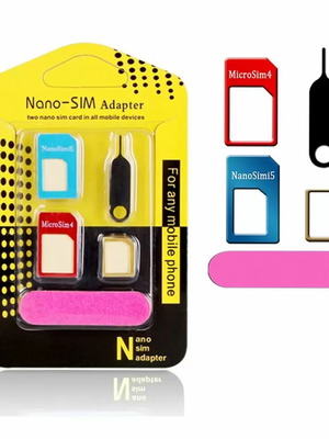 Sim card adapter new for micro and mini SIM