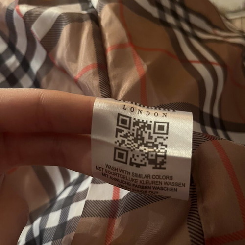 Burberry men's jacket, green, XXL
