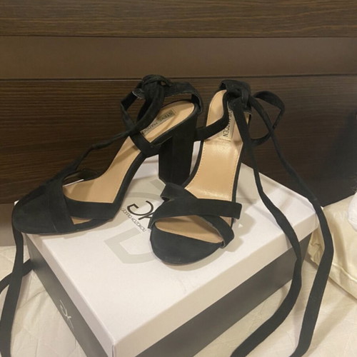Steve Madden sandals used, black, size 39