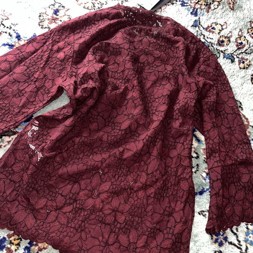 Zara women's blouse new, cotton blend, red, sizes XS/S