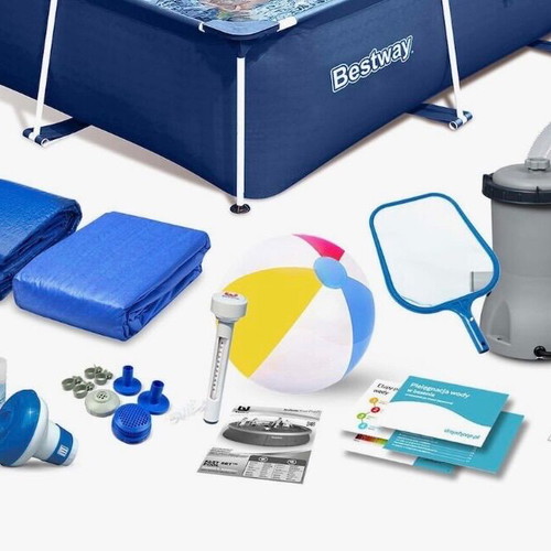 Bestway PVC Pool 2300lt with Metal Frame 259x170x61cm new