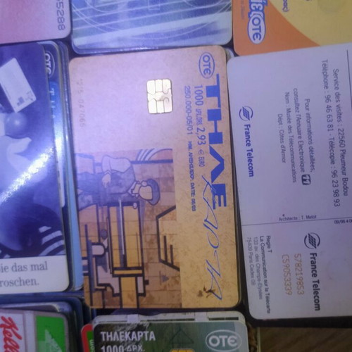 Collectible phone cards like new, pack of 300 from Greece and abroad