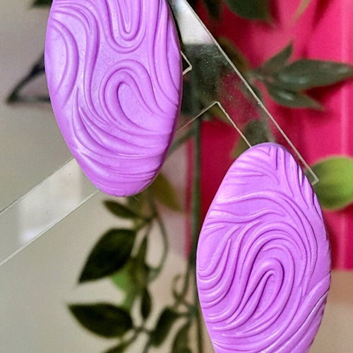 M-art S-tudio earrings new, multicolor polymer clay