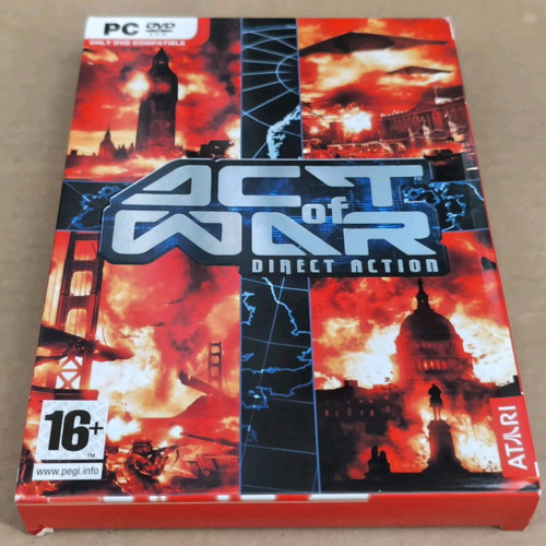 Act Of War Direct Action PC DVD-ROM like new