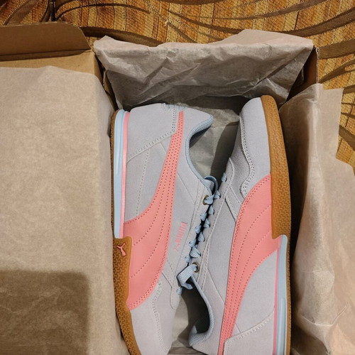 Puma Bella Donna SD women's sneakers new, blue with pink details