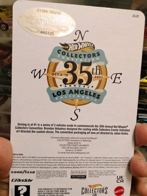 Hot Wheels Collectors Convention 2021, 35ο Ετήσιο Custom ’72 Datsun 240z αριθμημένο