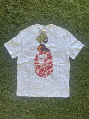 Bape T-shirt white size M like new with tags