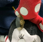 Minnie Mouse plush doll used