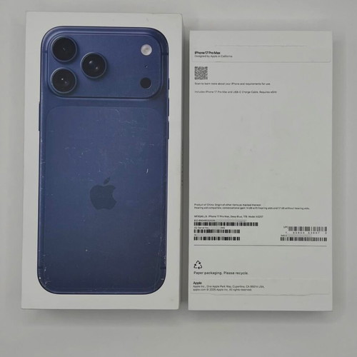 Apple iPhone 17 Pro Max EU unlocked 512GB