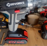 Cordless drill with impact, like new