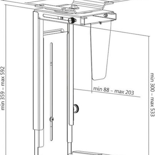 LogiLink Computer Mount for Desk and Wall like new (EO0005)