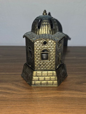 Metal Table Incense Burner used with Antique Bronze Finish