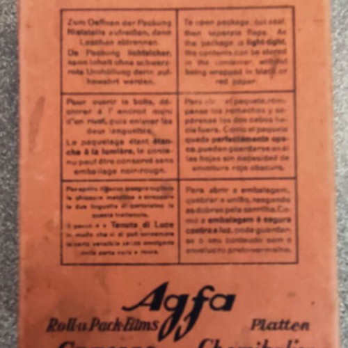 Agfa Brovira Satino photographic paper like new, vintage 1950