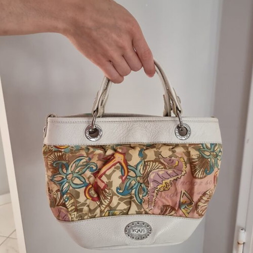 Tous Handbag used, colorful summer pattern