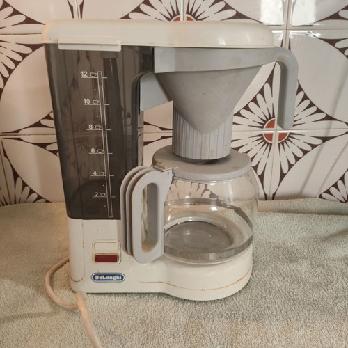 Vintage DeLonghi filter coffee maker used, 12 cups capacity