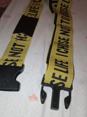 Strap with logo for suitcases new