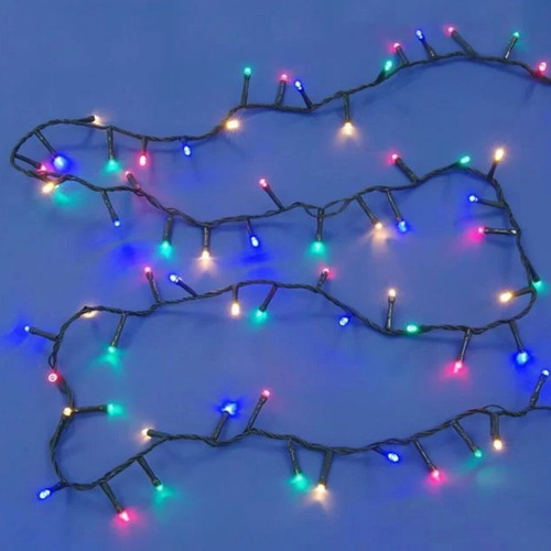 Christmas LED Lights Jumbo 300 Multicolor like new with button