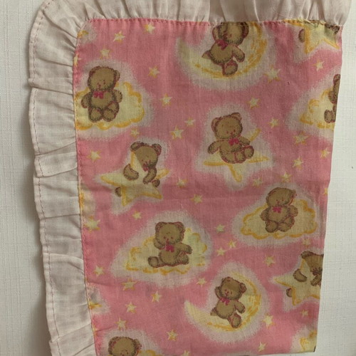 Doll Bedding Set like new with pillow for baby or large dolls