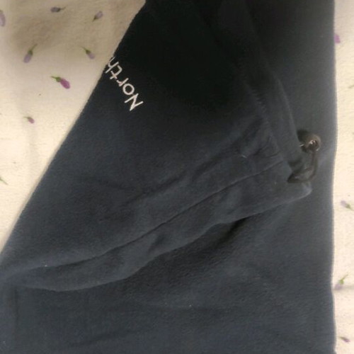 North Standard fleece neck warmer like new with adjustable cord