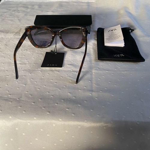 Zara cut eye sunglasses new, brown degrade with UV protection
