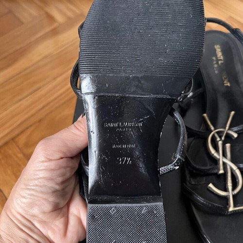Saint Laurent sandals used, size 37, black
