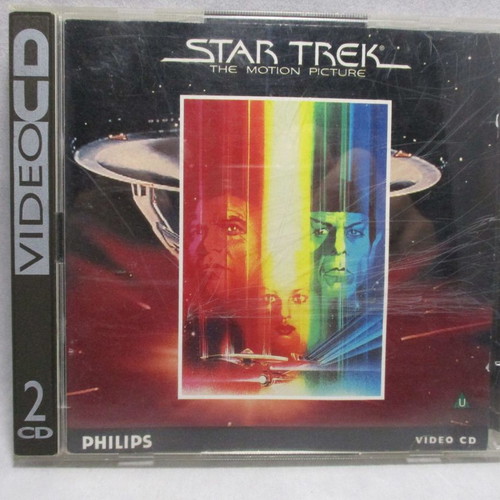 Star Trek The Motion Picture VCD used, rare edition on 2 VCDs