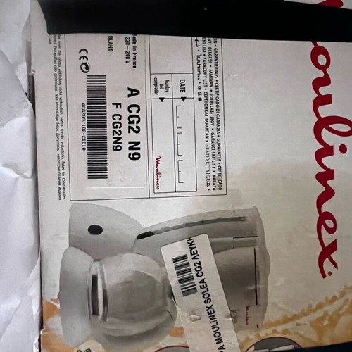 Molineux filter coffee maker French style new, white