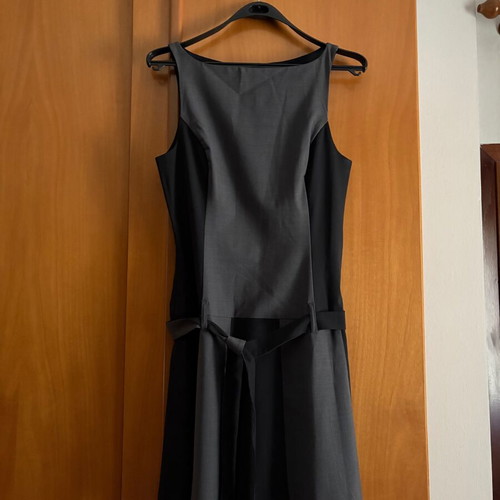 Italian dress Carla Gi like new, black and gray, size S