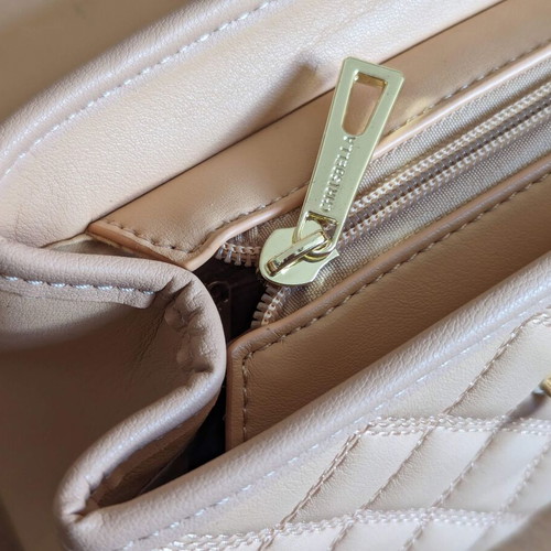 Chrisbella women's crossbody bag new, beige