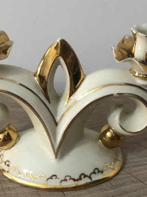 Κηροπήγιο πορσελάνη vintage Bavaria μεταχειρισμένο