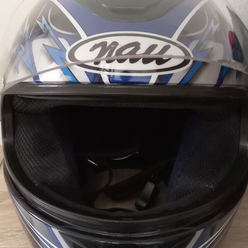 Motorcycle helmet, size Medium, custom airbrush design