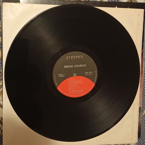 Metal Church vinyl record 1985 US Electra Records like new, metal