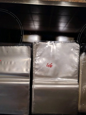 Cellophane bags new, pack of 136 small, 46 medium, 20 large