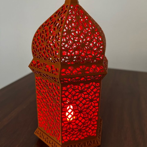 Plastic lamp like new for LED candle, 20x9 cm
