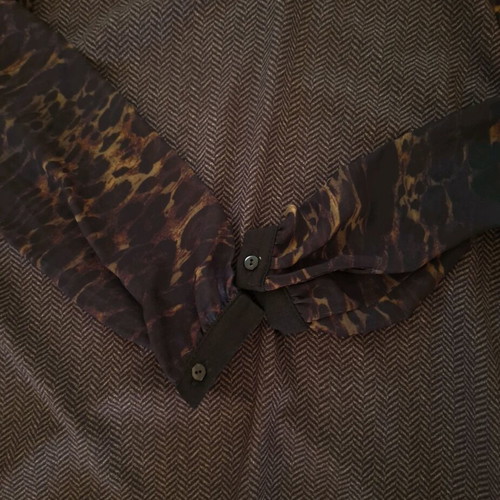 Maje brown shirt like new, size XS