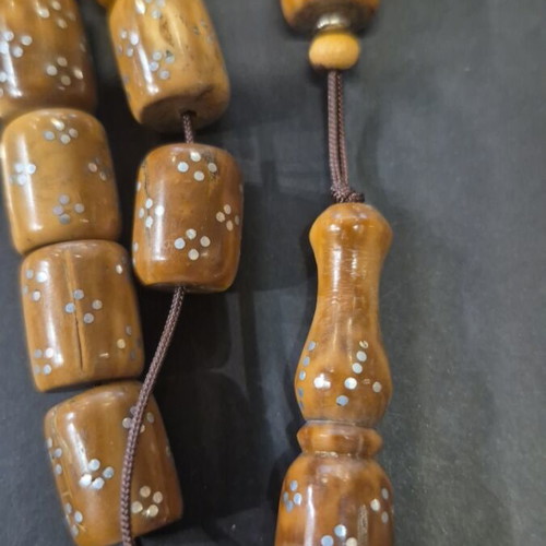 Komboloi new, kukutsi beads 27 pcs, metal inside, 12×15mm