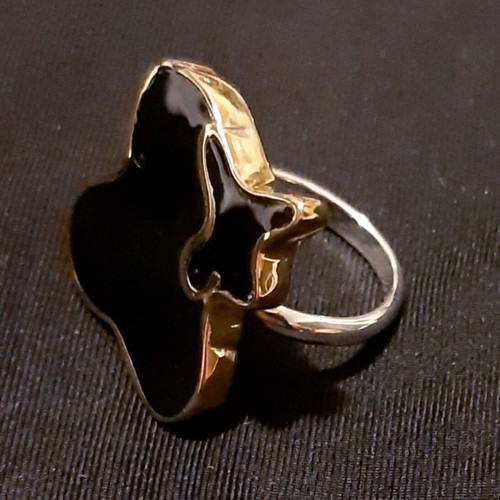 Tiffany ring new, silver 925 with copper and enamel