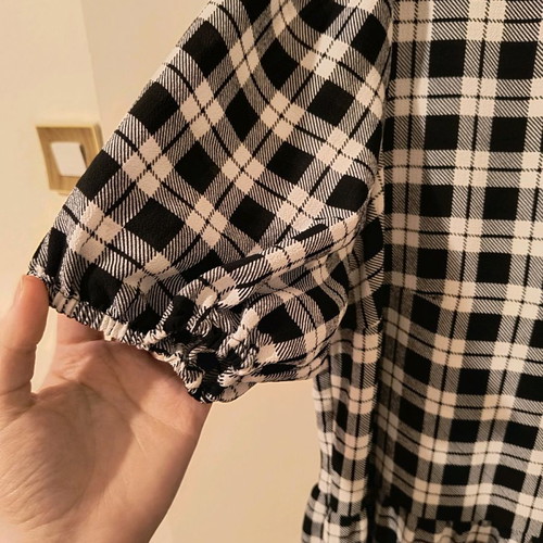 Checked dress H&M like new, size medium to small XL