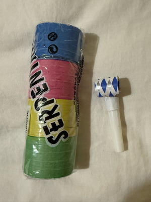 Carnival streamers new, for Apokries
