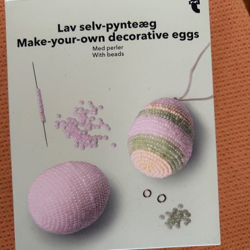 Decorative eggs new, set of 5, assorted colors