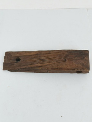 Weaving loom bed pedal used, circa 1900