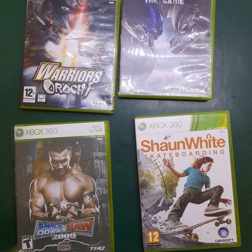 Classic Xbox 360 games pack used