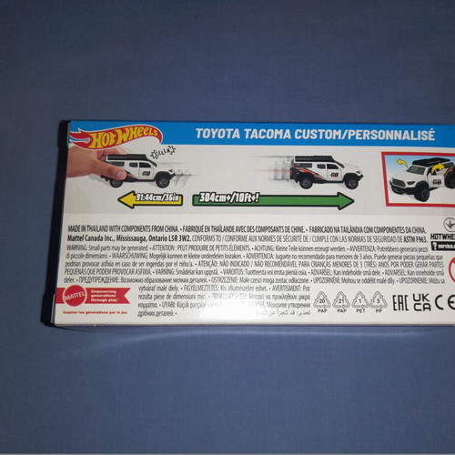 Hot Wheels Toyota Tacoma Custom καινούργιο pull-back αυτοκίνητο 1:43