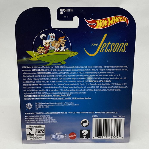 The Jetsons Capsule Car Hot Wheels Replica 2017 new