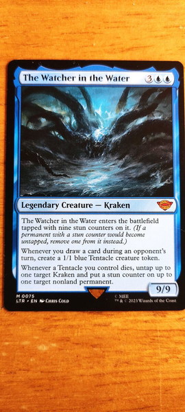 Watcher in the Water. LOTR Tales of Middle earth. Magic the Gathering